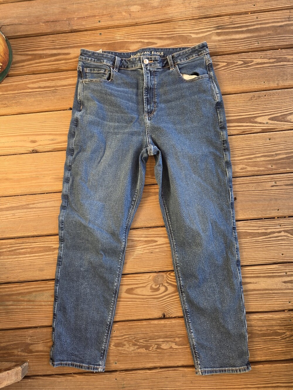 American Eagle Outfitters Light Blue Slim Straight Jeans Size 16